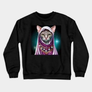 Devoting Abyssinian Cat Crewneck Sweatshirt